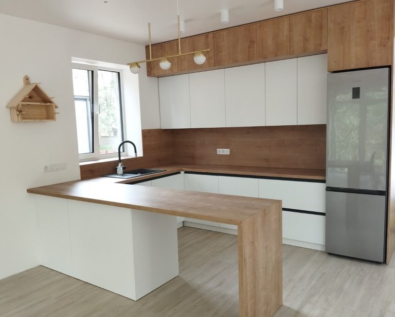 П-подібна акрилова кухня